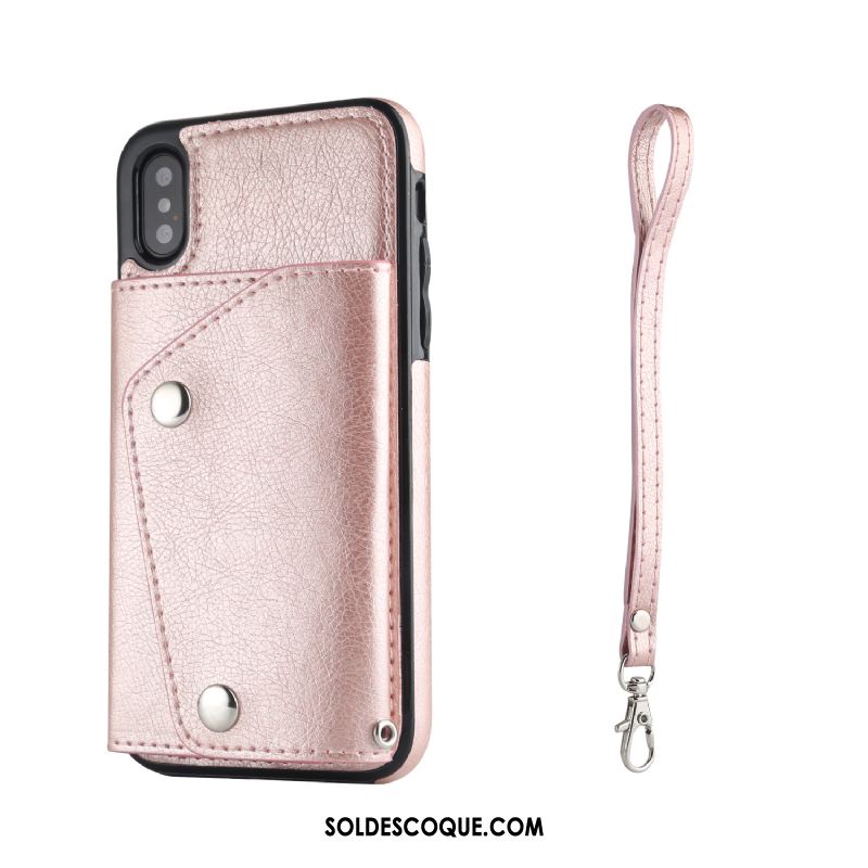 Coque iPhone X Membrane Ornements Suspendus Sac Tempérer Portefeuille En Ligne