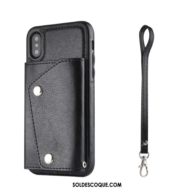 Coque iPhone X Membrane Ornements Suspendus Sac Tempérer Portefeuille En Ligne