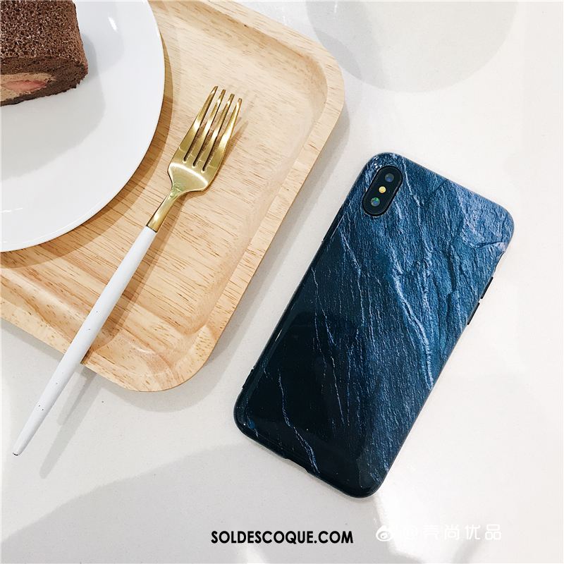 Coque iPhone X Mode Bleu Vent Ciel Étoilé Téléphone Portable Soldes