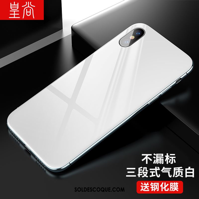 Coque iPhone X Net Rouge Personnalité Créatif Silicone Luxe Pas Cher