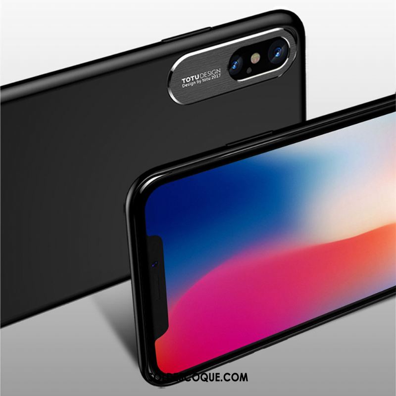 Coque iPhone X Nouveau Étui Tout Compris Résistant Aux Rayures Bleu Pas Cher