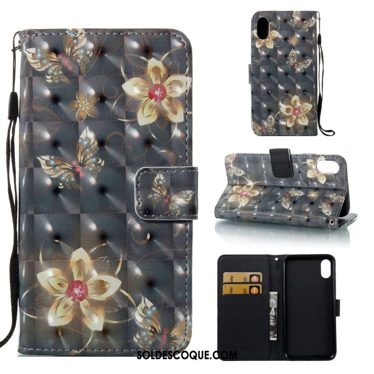 Coque iPhone X Protection Téléphone Portable Incassable Clamshell Silicone Pas Cher