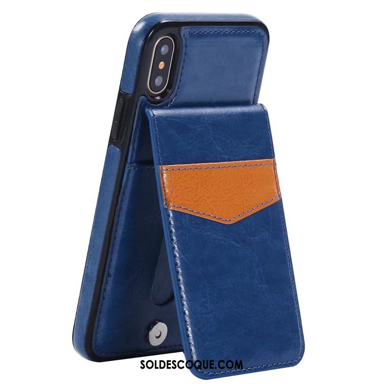 Coque iPhone X Tout Compris Portefeuille Protection Incassable Téléphone Portable Soldes