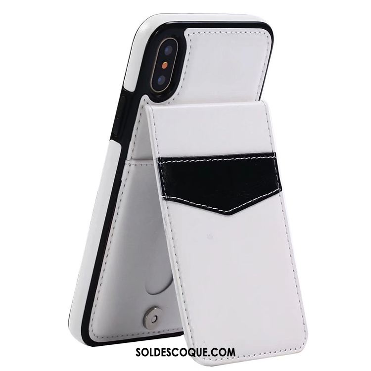 Coque iPhone X Tout Compris Portefeuille Protection Incassable Téléphone Portable Soldes