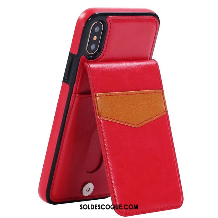 Coque iPhone X Tout Compris Portefeuille Protection Incassable Téléphone Portable Soldes