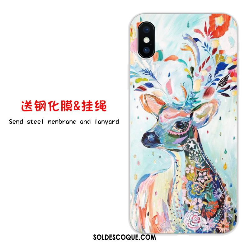 Coque iPhone X Tout Compris Rose Téléphone Portable Incassable Étui Pas Cher