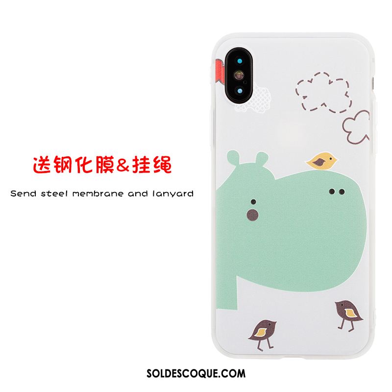 Coque iPhone X Tout Compris Rose Téléphone Portable Incassable Étui Pas Cher