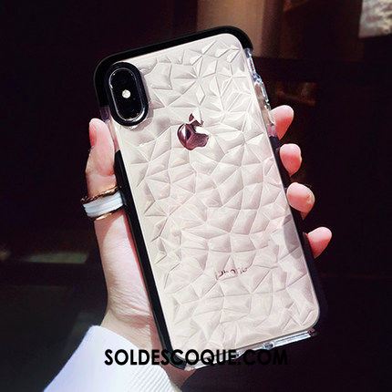 Coque iPhone X Téléphone Portable Modèle Fleurie Nouveau Amoureux Transparent Housse Pas Cher