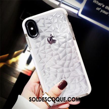 Coque iPhone X Téléphone Portable Modèle Fleurie Nouveau Amoureux Transparent Housse Pas Cher