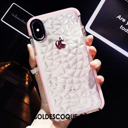 Coque iPhone X Téléphone Portable Modèle Fleurie Nouveau Amoureux Transparent Housse Pas Cher