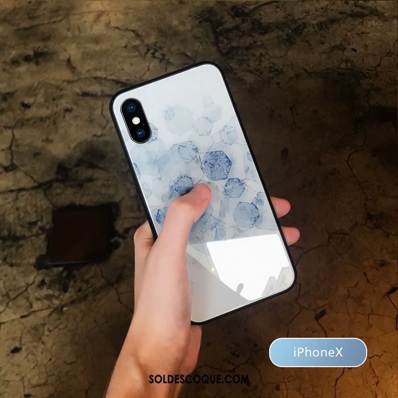 Coque iPhone X Téléphone Portable Nouveau Verre Incassable Fluide Doux En Ligne