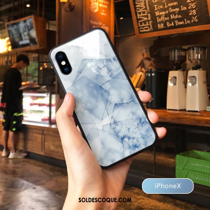 Coque iPhone X Téléphone Portable Nouveau Verre Incassable Fluide Doux En Ligne