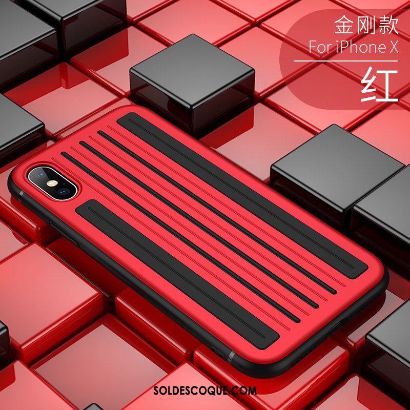 Coque iPhone X Téléphone Portable Nouveau Étui Net Rouge Créatif En Vente