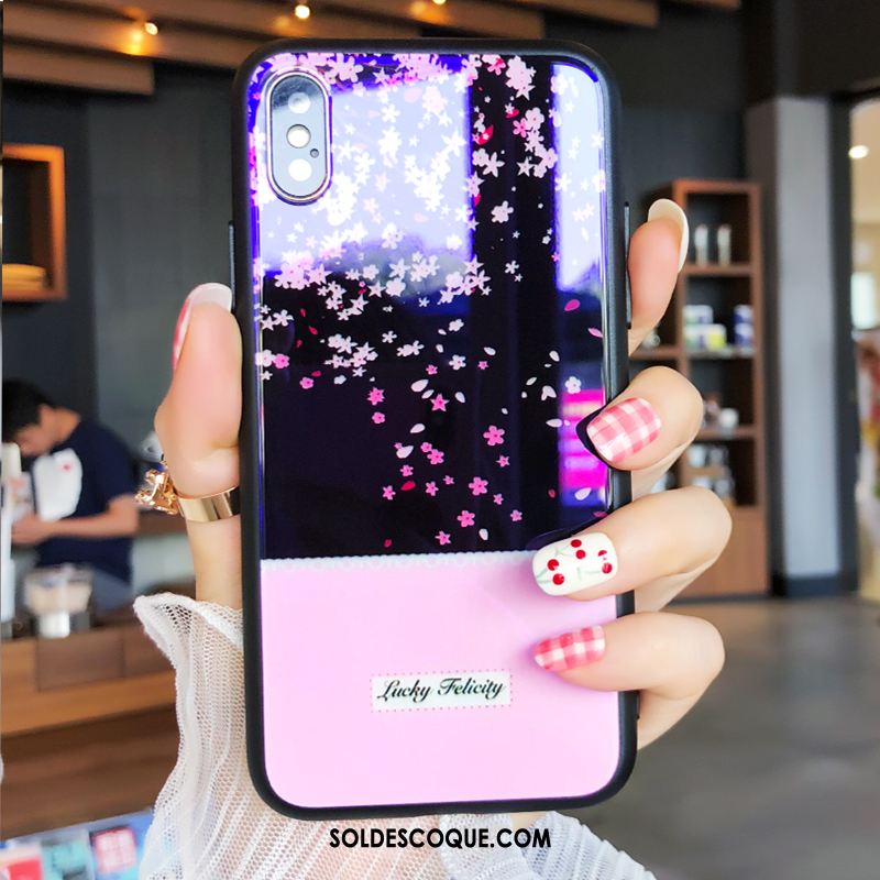 Coque iPhone X Verre Tout Compris Nouveau Téléphone Portable Étui Pas Cher