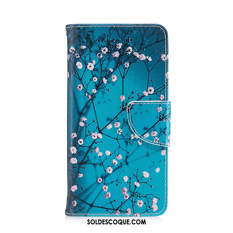 Coque iPhone Xr Bleu Dessin Animé Téléphone Portable Étui Peinture Housse En Vente