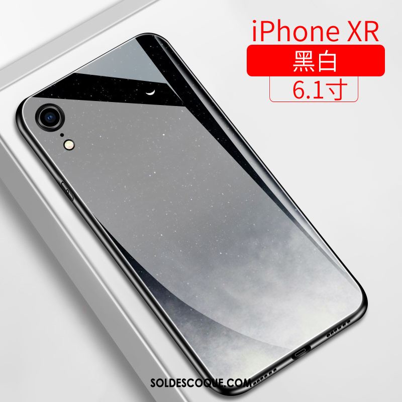 Coque iPhone Xr Incassable Très Mince Verre Nouveau Marque De Tendance Pas Cher