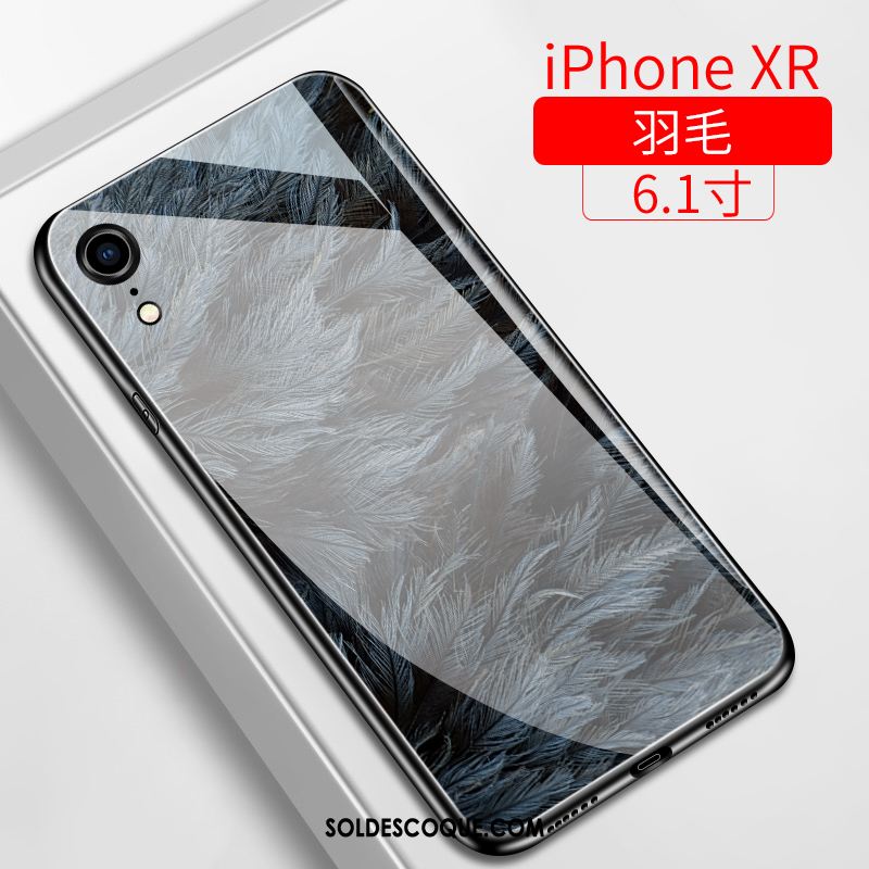 Coque iPhone Xr Incassable Très Mince Verre Nouveau Marque De Tendance Pas Cher