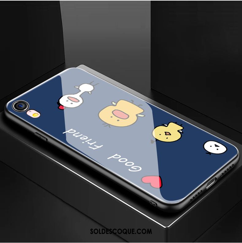 Coque iPhone Xr Marque De Tendance Créatif Dessin Animé Incassable Bleu En Ligne
