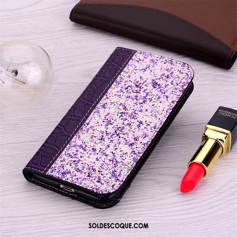 Coque iPhone Xr Personnalité Tendance Incassable Étui En Cuir Strass Housse Soldes