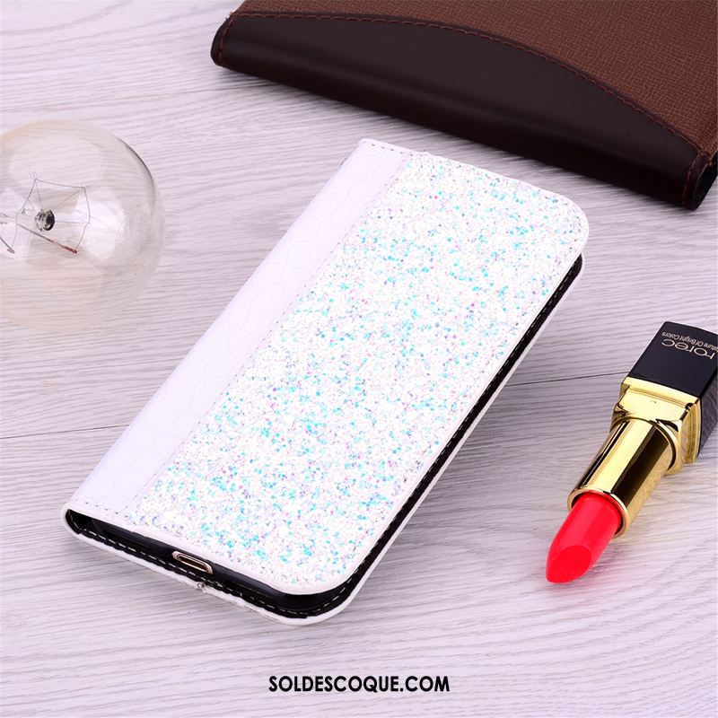 Coque iPhone Xr Personnalité Tendance Incassable Étui En Cuir Strass Housse Soldes