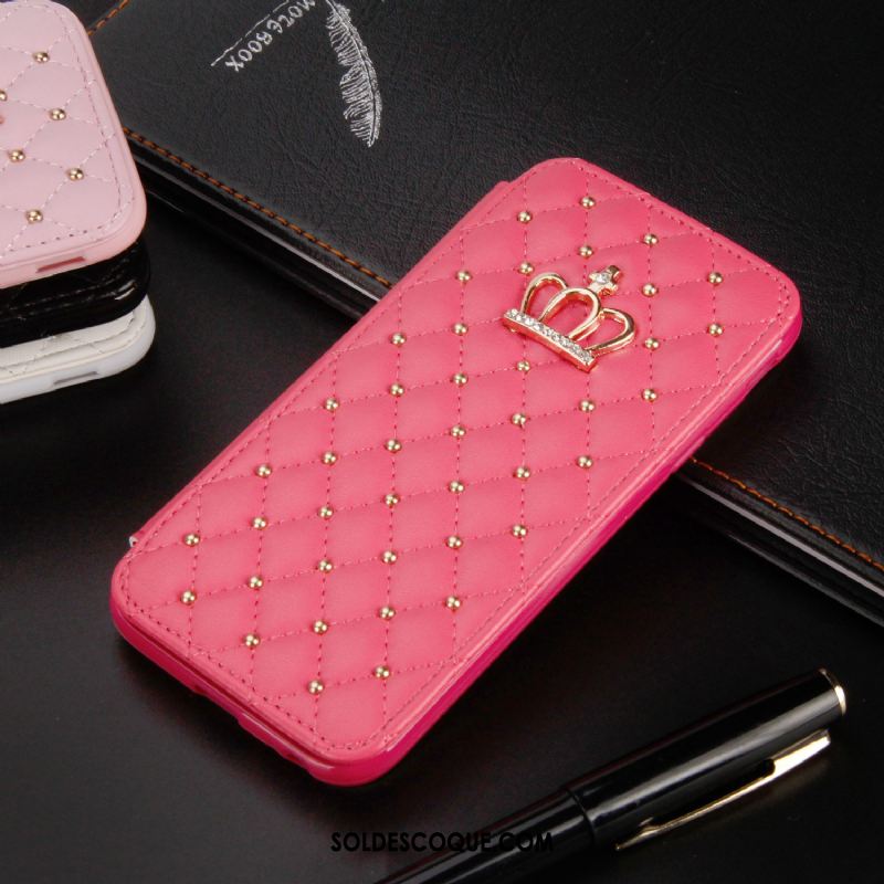 Coque iPhone Xr Strass Carte Étui En Cuir Téléphone Portable Incassable Housse France