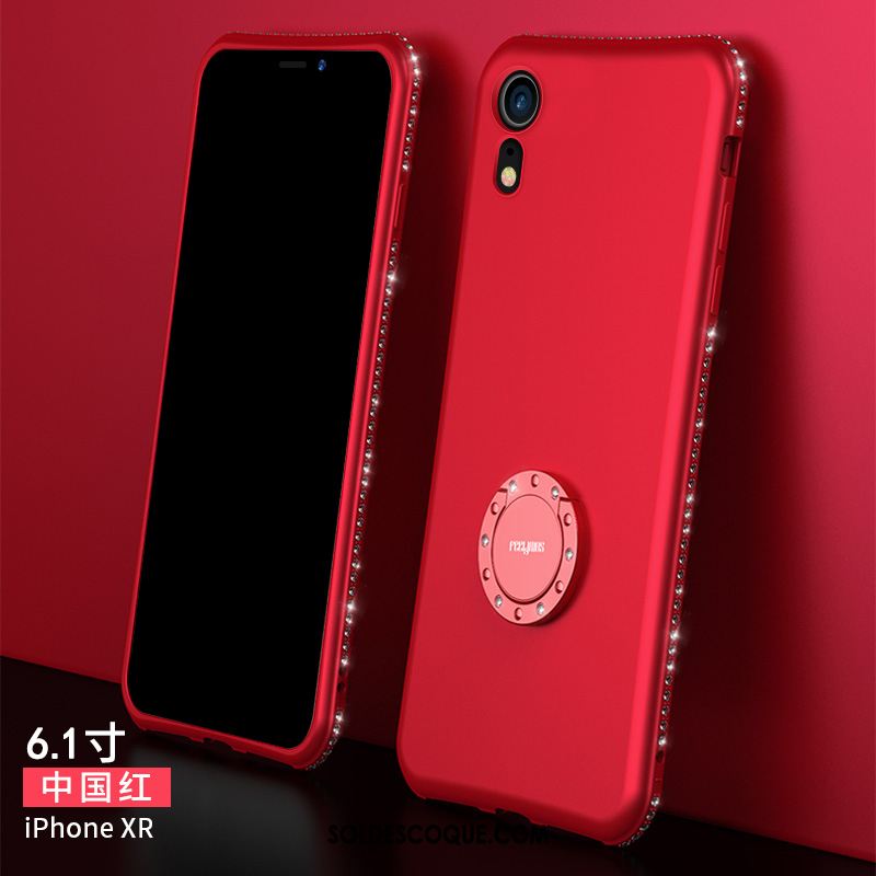 Coque iPhone Xr Tout Compris Créatif Silicone Luxe Personnalité En Vente