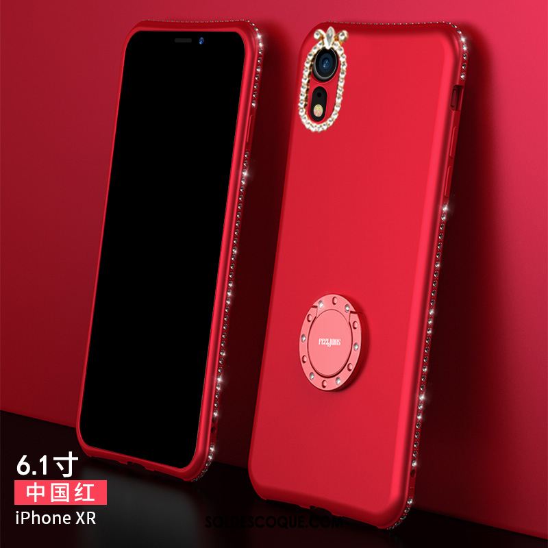 Coque iPhone Xr Tout Compris Créatif Silicone Luxe Personnalité En Vente