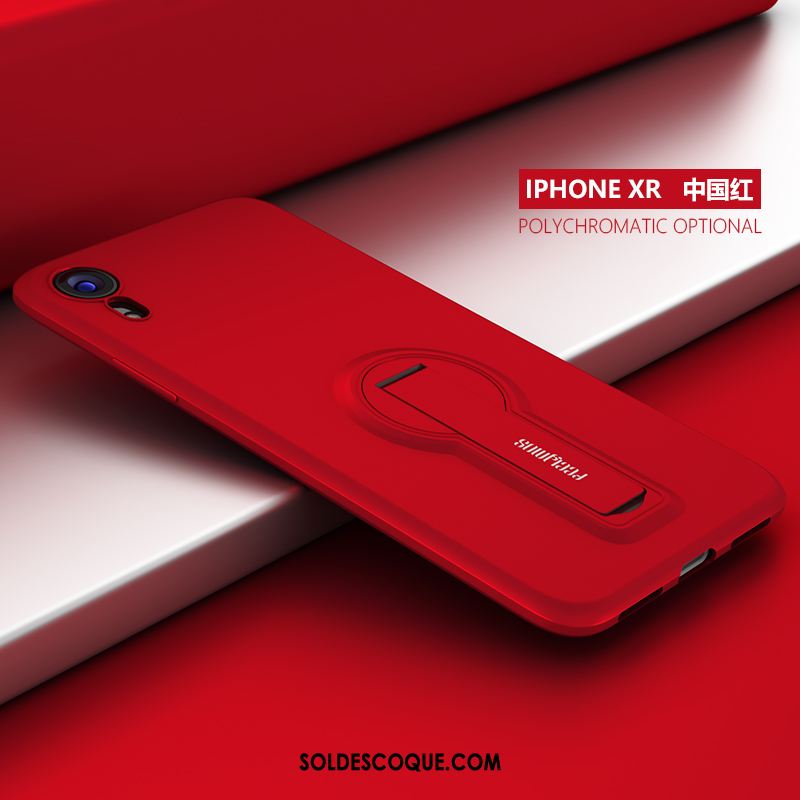 Coque iPhone Xr Tout Compris Nouveau Silicone Personnalité Délavé En Daim Housse En Ligne