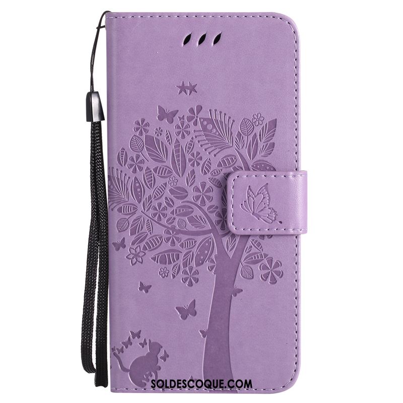 Coque iPhone Xr Téléphone Portable Arbres Protection Chanceux Violet En Ligne