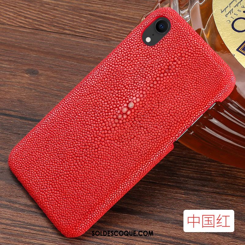 Coque iPhone Xr Téléphone Portable Couvercle Arrière Personnalité Rouge Créatif Soldes