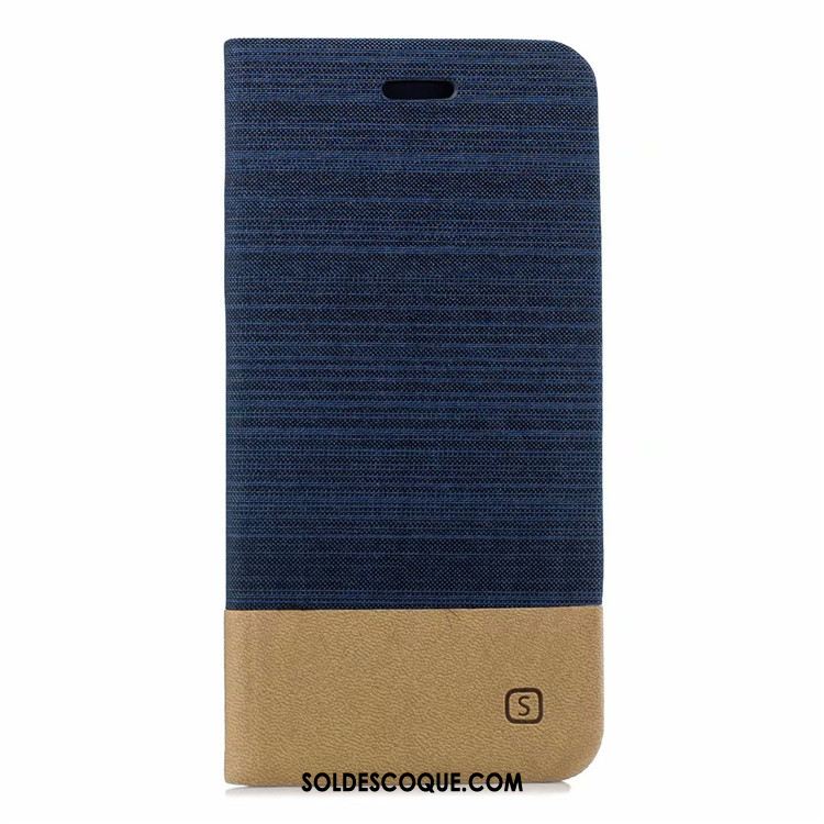 Coque iPhone Xr Étui En Cuir Incassable Simple Téléphone Portable Épissure Soldes