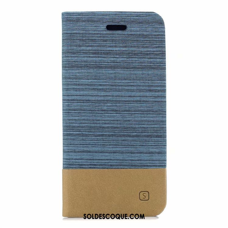 Coque iPhone Xr Étui En Cuir Incassable Simple Téléphone Portable Épissure Soldes