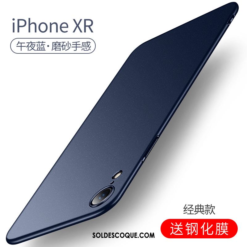 Coque iPhone Xr Étui Incassable Violet Vert Difficile Soldes