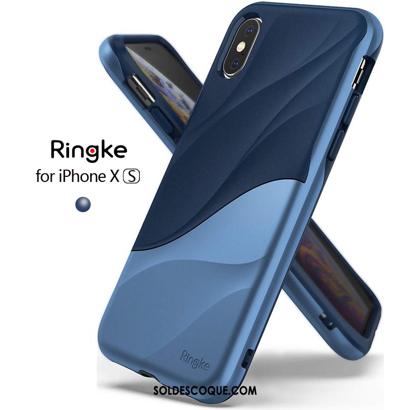 Coque iPhone Xs Délavé En Daim Noir Tout Compris Incassable Téléphone Portable Housse En Vente