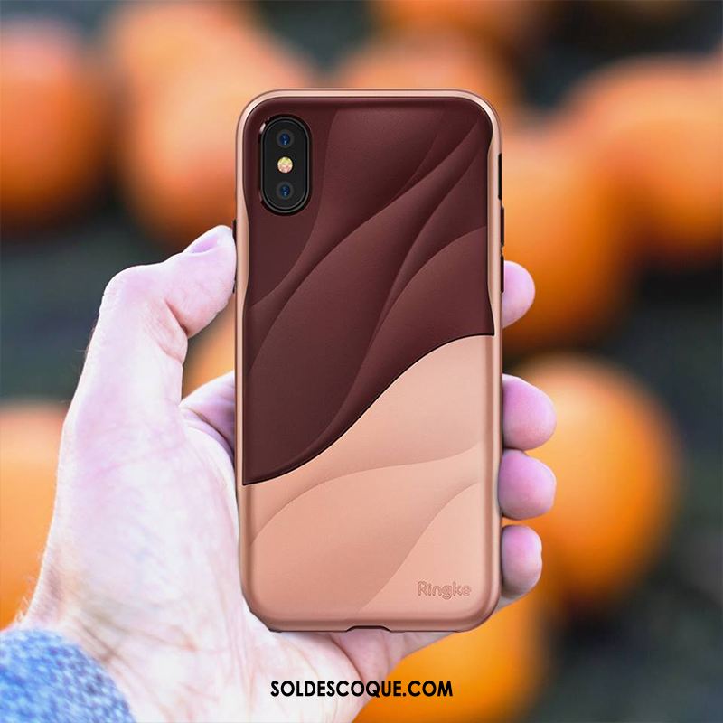 Coque iPhone Xs Délavé En Daim Noir Tout Compris Incassable Téléphone Portable Housse En Vente