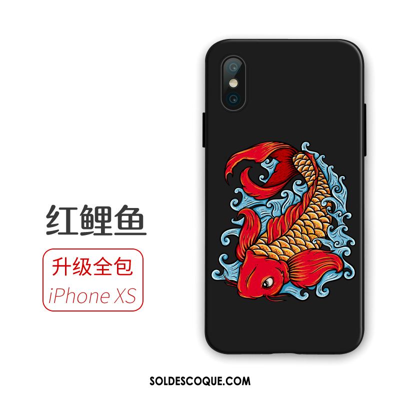 Coque iPhone Xs Fluide Doux Tendance Téléphone Portable Ornements Suspendus Étui En Vente