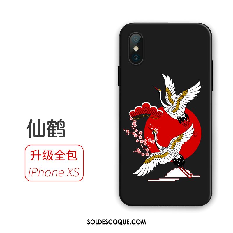 Coque iPhone Xs Fluide Doux Tendance Téléphone Portable Ornements Suspendus Étui En Vente