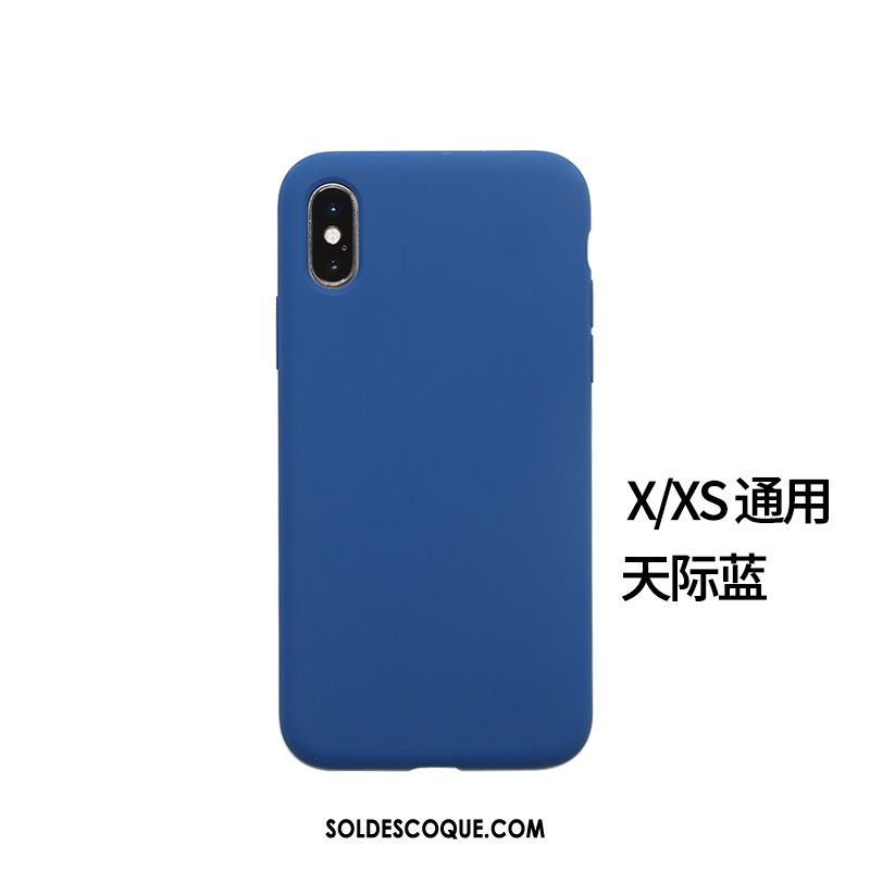 Coque iPhone Xs Gris Téléphone Portable Couleur Unie Tout Compris Orange Pas Cher