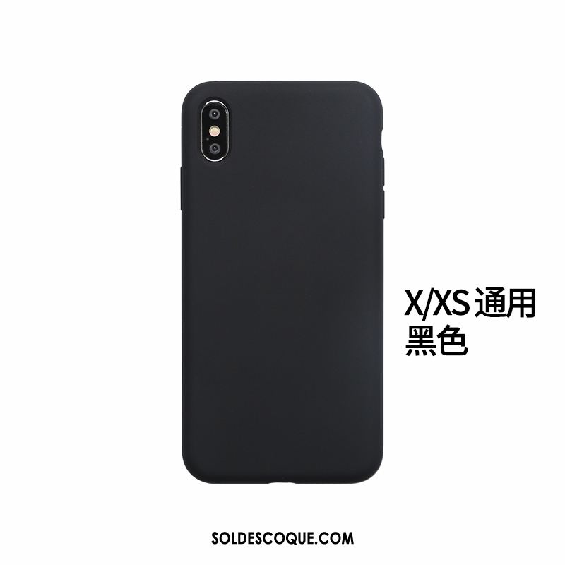 Coque iPhone Xs Gris Téléphone Portable Couleur Unie Tout Compris Orange Pas Cher