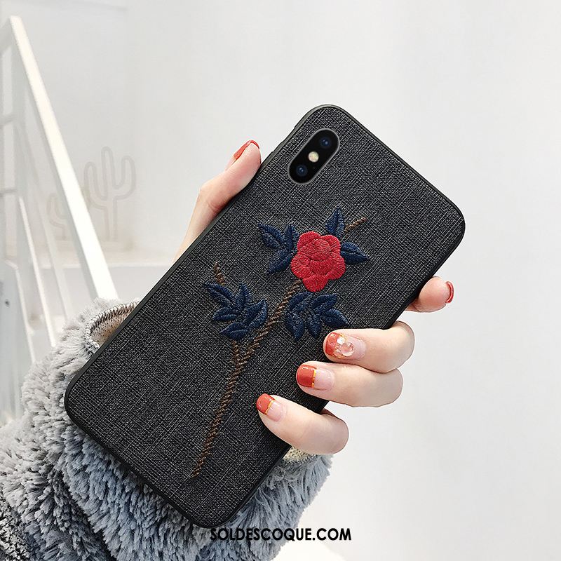 Coque iPhone Xs Incassable Nouveau Marque De Tendance Fluide Doux Personnalité Soldes