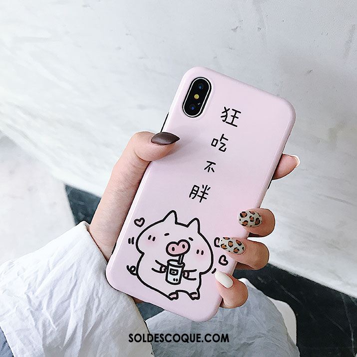 Coque iPhone Xs Incassable Protection Fluide Doux Étui Charmant Pas Cher