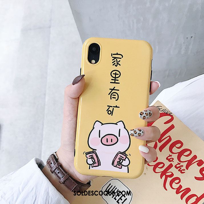 Coque iPhone Xs Incassable Protection Fluide Doux Étui Charmant Pas Cher