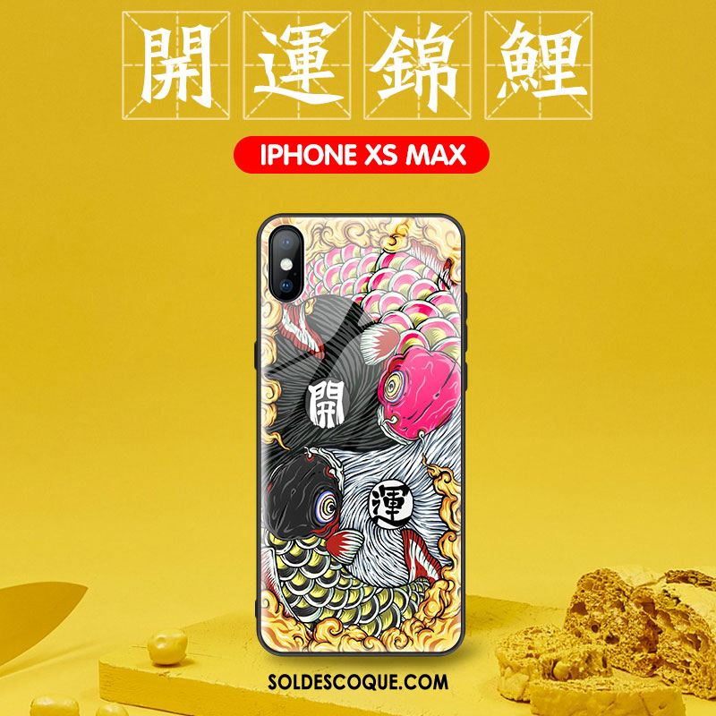 Coque iPhone Xs Marque De Tendance Nouveau Multicolore Tout Compris Net Rouge En Ligne