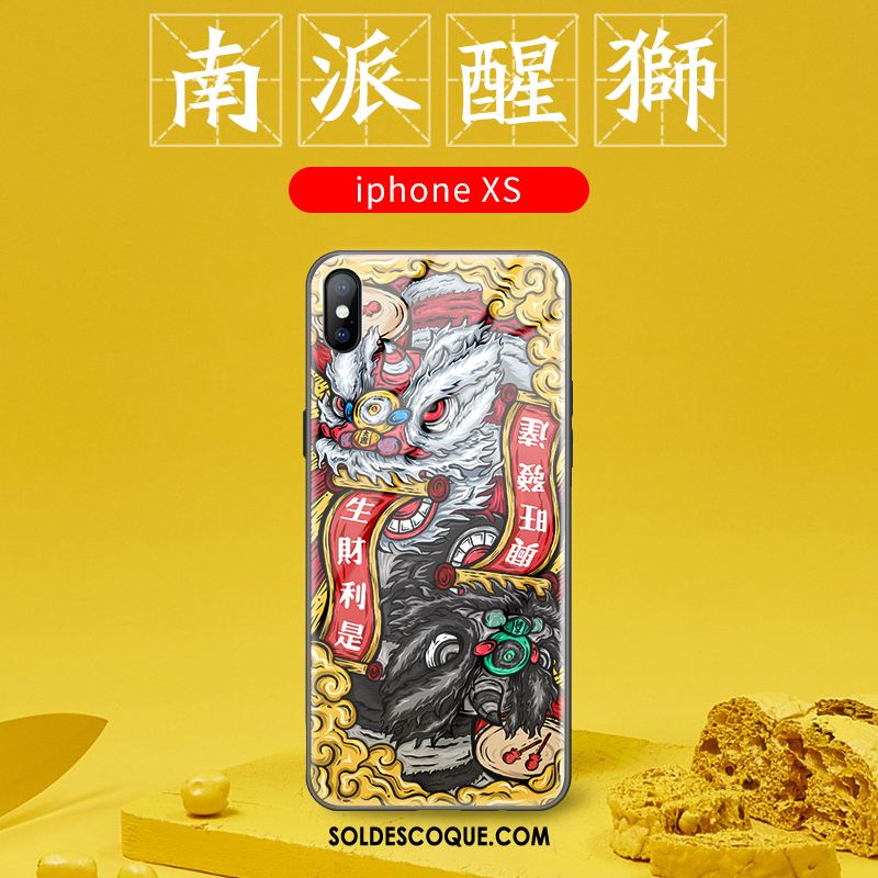 Coque iPhone Xs Marque De Tendance Nouveau Multicolore Tout Compris Net Rouge En Ligne