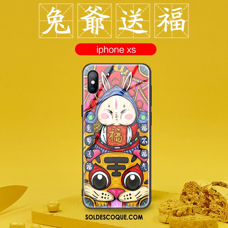 Coque iPhone Xs Marque De Tendance Nouveau Multicolore Tout Compris Net Rouge En Ligne