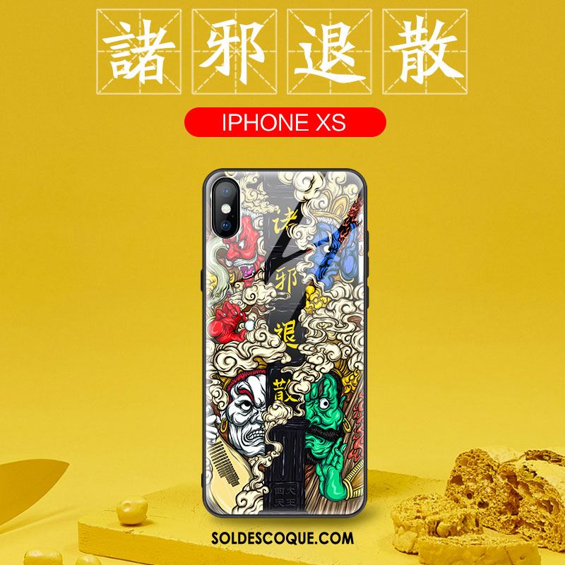 Coque iPhone Xs Marque De Tendance Nouveau Multicolore Tout Compris Net Rouge En Ligne