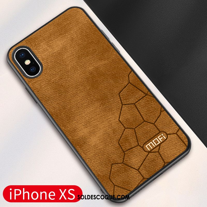 Coque iPhone Xs Marque De Tendance Tout Compris Luxe Téléphone Portable Tissu France