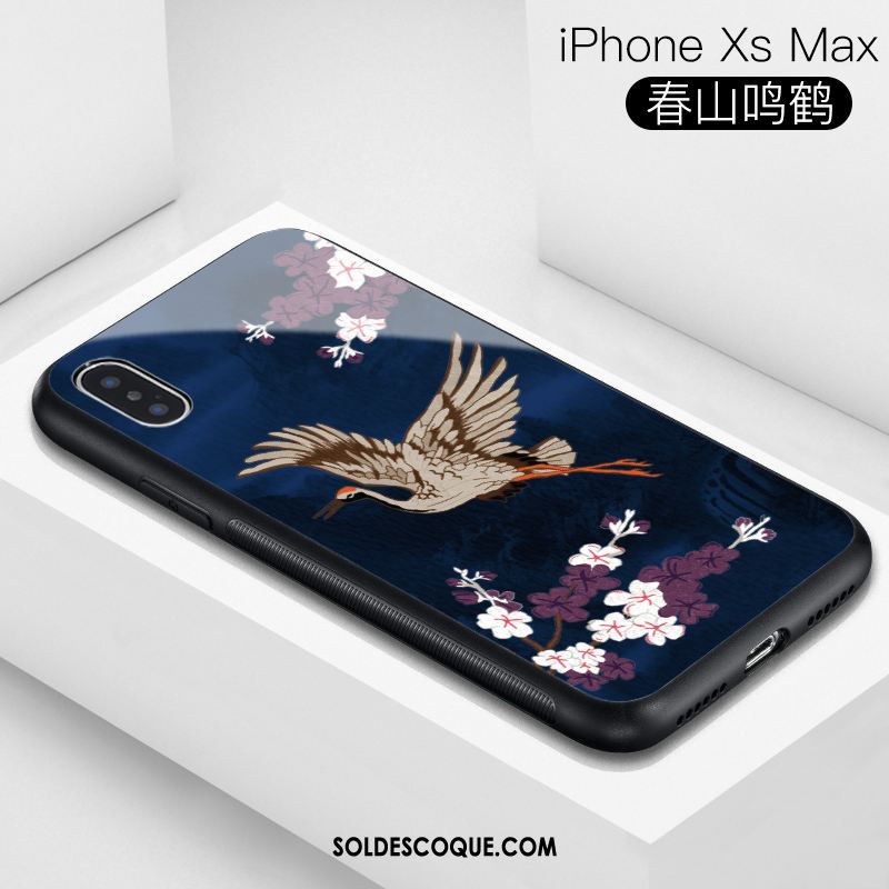 Coque iPhone Xs Max Amoureux Tout Compris Style Chinois Personnalité Incassable En Ligne