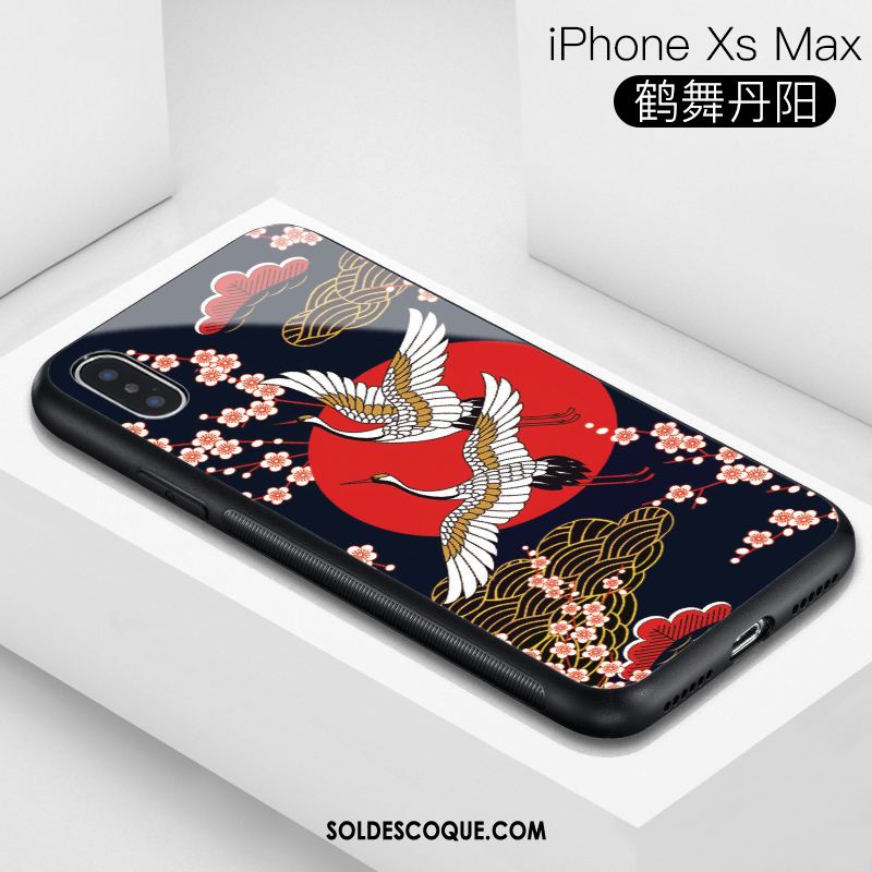 Coque iPhone Xs Max Amoureux Tout Compris Style Chinois Personnalité Incassable En Ligne