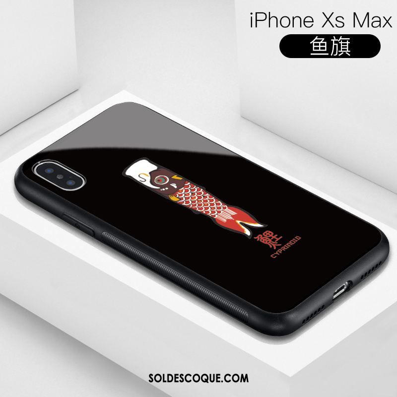 Coque iPhone Xs Max Amoureux Tout Compris Style Chinois Personnalité Incassable En Ligne